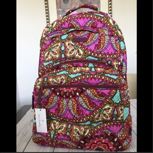 laptop backpack vera bradley